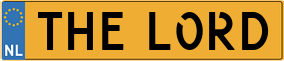 Truck License Plate